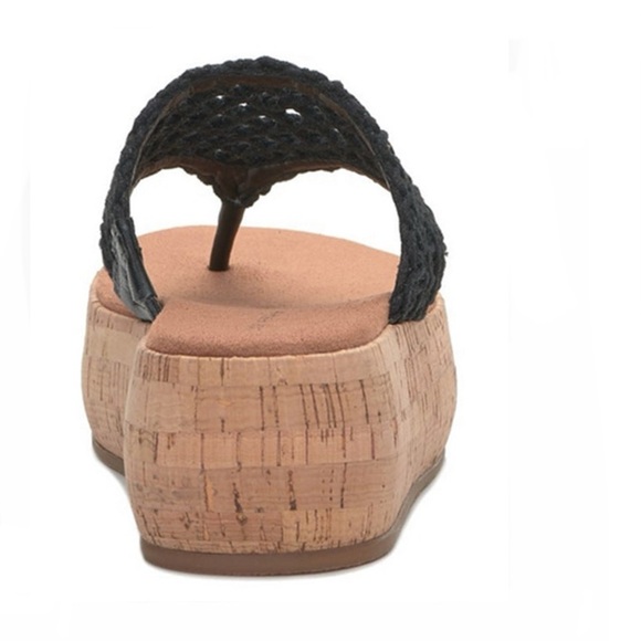 Lucky Brand Black Jaslene Platform Sandals Women’s Size 9 - Picture 5 of 7